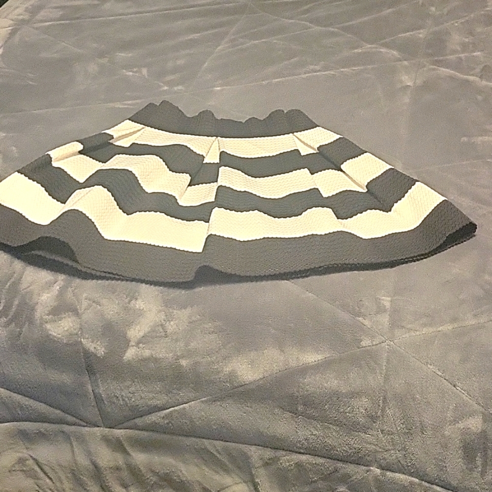 Black and white skirt